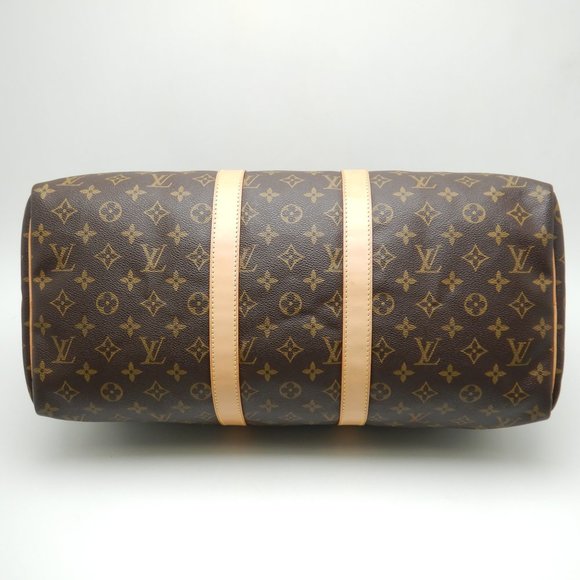 Louis Vuitton Monogram Keepall 45 Brown Boston Bag - Picture 5 of 8